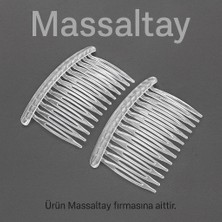 Duvak Yapımı Için Plastik Tarak Toka 4 Adet – Pratik ve Kullanışlı Saç Aksesuarı