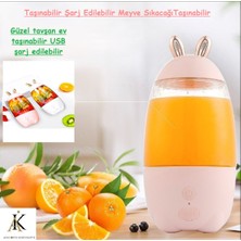 Renkli Taşınabilir USB Meyve Sıkacağı ve Karıştırıcı Mikser