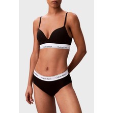 Calvin Klein Push-Up Logo Bantlı Pamuklu Ayarlanabilir Askılı Sütyen LV00QF8502UB1 Bayan Sütyen LV00QF8502 Ub1