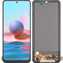 Xiaomi Uyumlu Redmi Note 10S 5g LCD Ekran Dokunmatik Siyah Çıtasız