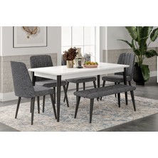 Doressa Pita White Masa Takımı