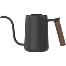 Siyah 700ML Camdan Dökme Çay ve Kahve Demleme Kupası