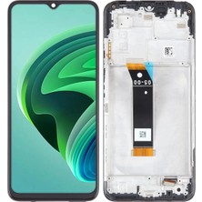 Xiaomi Uyumlu Redmi Note 11E 4g LCD Ekran Dokunmatik Siyah Çıtalı
