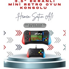Zeroshop X7M Vintage 3.5 Inç 500’Ü 1 Arada Klasik Oyun Konsolu