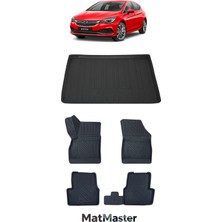 Opel Astra K 2016 Model 5d Premium Ekstra Havuzlu Paspas ve Bagaj Havuzu Set