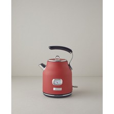 Kırmızı Retro Elektrikli Su Isıtıcısı, Şık ve Pratik Kullanım Için Ideal Seçim