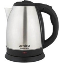 1.7l Çelik Kettle, 1800W Gri, Pratik ve Şık Tasarım