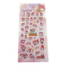 Zero Mtxdpn Happy Kabartmalı Sticker-pembe