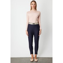 Mi Beli Ribanalı Pantolon Lacivert