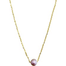 Pembe Inci Kadın Kolye, Zarif ve Şık Takı, Modern Tasarım