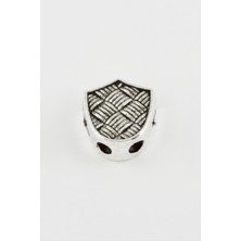 Msa-Shop Çizgili Tesbih Ara Aparatı 1 Adet-Gümüş Rengi