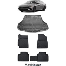Hyundai Elantra 2024 Model 5d Premium Ekstra Havuzlu Paspas ve Bagaj Havuzu Set