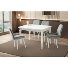 Mobilgen (Sadece Masa) Beyaz 120+60 Arda Açılabilir Masa