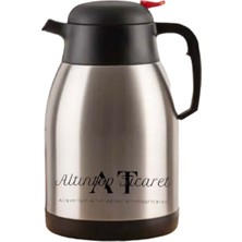 Beyaz 2,5 Lt Çelik Termos, Dayanıklı ve Şık, Sıcak ve Soğuk Tutma Özellikli