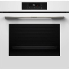 Bosch Beyaz 3 Lü Ankastre Set 407 ( HJG852YW0T - POP7C2P30O - DWK63PJ20T  ) 67CM Ocak - 3D Fry Hava ile Kızartma -