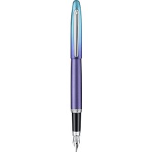 Sheaffer Wizdesign (Yeni) 9430-0 Vfm Expressıon Dolma Kalem Sedefli Mavi - Mor Degradeli (Isme Özel - Kutulu)