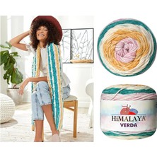 Verda Renkli Akrilik Örgü Ipi