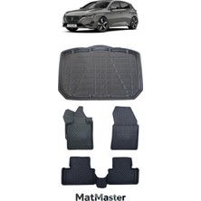 Peugeot 308 2025 Model 5d Premium Ekstra Havuzlu Paspas ve Bagaj Havuzu Set