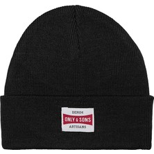 Only & Sons Plain Erkek Siyah Bere (22035656-B)