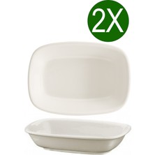 Gourmet Dikdörtgen Kayık 12X8.5 cm GRM12DKY 2'li Takım