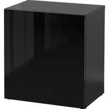 Raf Ünitesi, Venge-Parlak Cila-Siyah, 60X42X64 Cm, Selsvıken