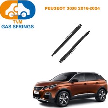 Tvm Gas Springs Peugeot 3008 2016-2024 Elektrikli Bagaj Amortisörü Sağ / Sol (Takım)
