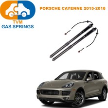 Tvm Gas Springs Porsche Cayenne 2015-2018 Elektrikli Bagaj Amortisörü Sağ / Sol (Takım)