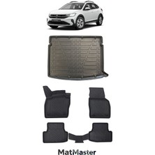 Volkswagen Taigo 2021 Model 5d Premium Ekstra Havuzlu Paspas ve Bagaj Havuzu Set