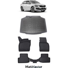 Skoda Kamiq 2019 Model 5d Premium Ekstra Havuzlu Paspas ve Bagaj Havuzu Set