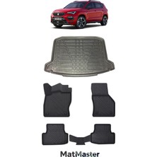 Seat Ateca 2024 Model 5d Premium Ekstra Havuzlu Paspas ve Bagaj Havuzu Set