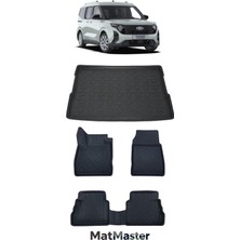 Ford Courier 2026 Model 5d Premium Ekstra Havuzlu Paspas ve Bagaj Havuzu Set