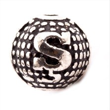 Msa-Shop 8 mm Metal Harf  Metal Tesbih Harfi -Ş