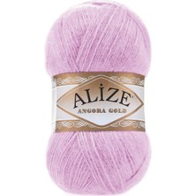 Angora Gold 27 Lila 100 Gr. Tekli
