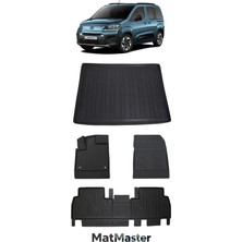 Fiat Doblo 2024 Model 5d Premium Ekstra Havuzlu Paspas ve Bagaj Havuzu Set