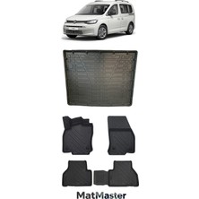 Volkswagen Caddy 2021 Model 5d Premium Ekstra Havuzlu Paspas ve Bagaj Havuzu Set