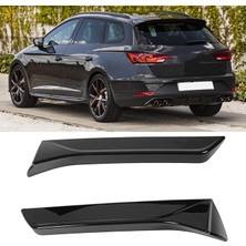 Seat Leon 2016-2017 Mk3 Plastik Parlak Siyah Spoyler Çıtası