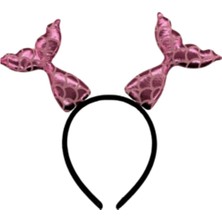 Le Mabelle Pembe  Deniz Kızı Kuyruğu Kız Çocuk Taç