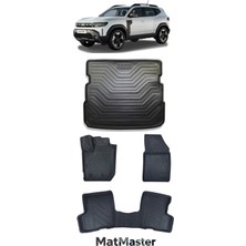 Dacia Duster 4x4 2024 Model 5d Premium Ekstra Havuzlu Paspas ve Bagaj Havuzu Set