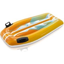 Intex Tutmaçlı Sörf Yatak 112x62 cm Renkli Modern Desen ile Yaz Tatili Keyfi