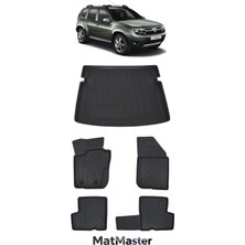Dacia Duster 4x4 2010 Model 5d Premium Ekstra Havuzlu Paspas ve Bagaj Havuzu Set