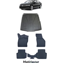 Volkswagen Passat B8 2017 Model 5d Premium Ekstra Havuzlu Paspas ve Bagaj Havuzu Set