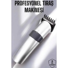 Erkeklere Özel Şarjlı Saç ve Sakal Kesme Tıraş Makinesi Seti