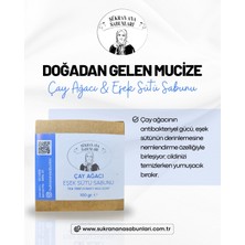 Şükran Ana Sabunları El Yapımı Çay Ağacı Özlü Eşek Sütü Sabunu
