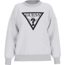 Guess Glitter Kadın Gri Sweatshirt W5BQ11KC8I1-LMGY