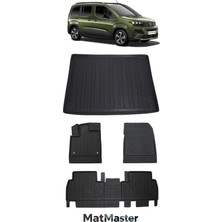 Peugeot Rifter 2023 Model 5d Premium Elstra Havuzlu Paspas ve Bagaj Havuzu Set
