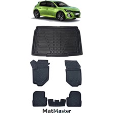 Peugeot 208 2022 Model 5d Premium Ekstra Havuzlu Paspas ve Bagaj Havuzu Set