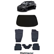 Skoda Fabia 2016 Model 5d Premium Ekstra Havuzlu Paspas ve Bagaj Havuzu Set
