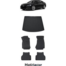 Audi A4 2019 Model 5d Premium Ekstra Havuzlu Paspas ve Bagaj Havuzu Set