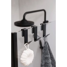 Paslanmaz Çelik Inoks Havlu Askısı,duşakabin Cam Askılık,banyo Duşakabin Askı 3 Adet