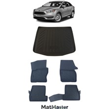 Ford Focus 2018 Model 5d Premium Ekstra Havuzlu Paspas ve Bagaj Havuzu Set